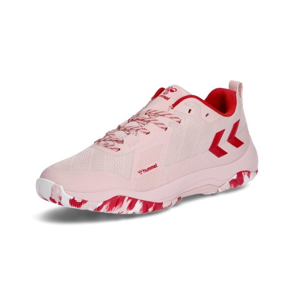 ヒュンメル ハンドボール HAS8043 2520 KOMET POWER 3.0 ピンク×レッド 27.5cm