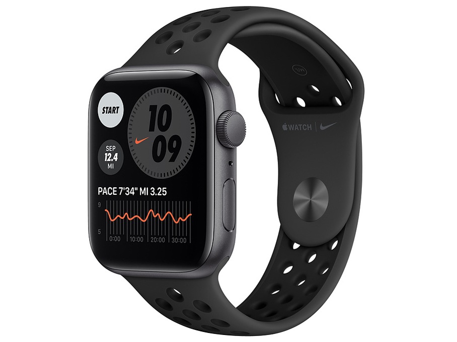 Apple Watch Ni ke SE GPSモデル 44mm MYYK2J/A [アンスラサイト/ブラックNi keスポーツバンド] 即納OK