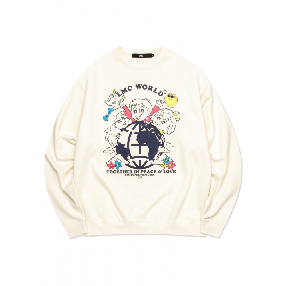 LMC WORLD TOGETHER スウェットシャツ クリーム 6,900円