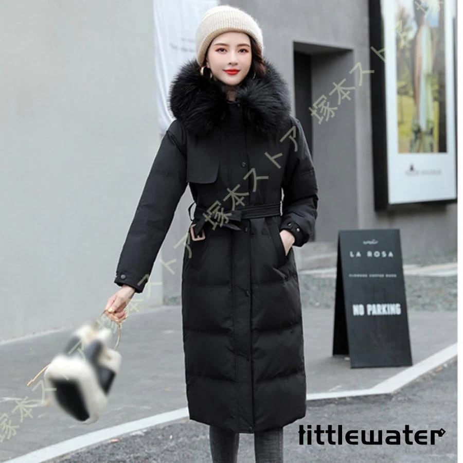 レディース 中綿コート 冬コート フード付き シルエット 防寒 防風 ロングコート 冬服 厚手 ダウンコート 上品 カジュアル 膝丈 アウター ダウン 体型カバー