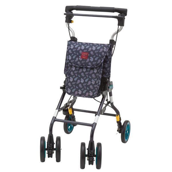 象印ベビー シルバーカー ライトステップタイニーWヌーボー （4）ペイズリーネイビー TNYWN-PNB