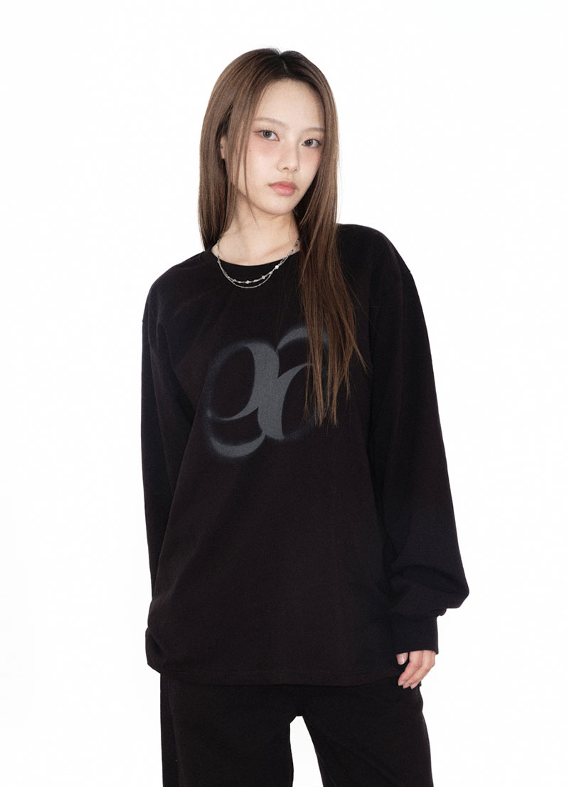 【AS"ON】 BEBE LONG SLEEVE / BLACK 正規品