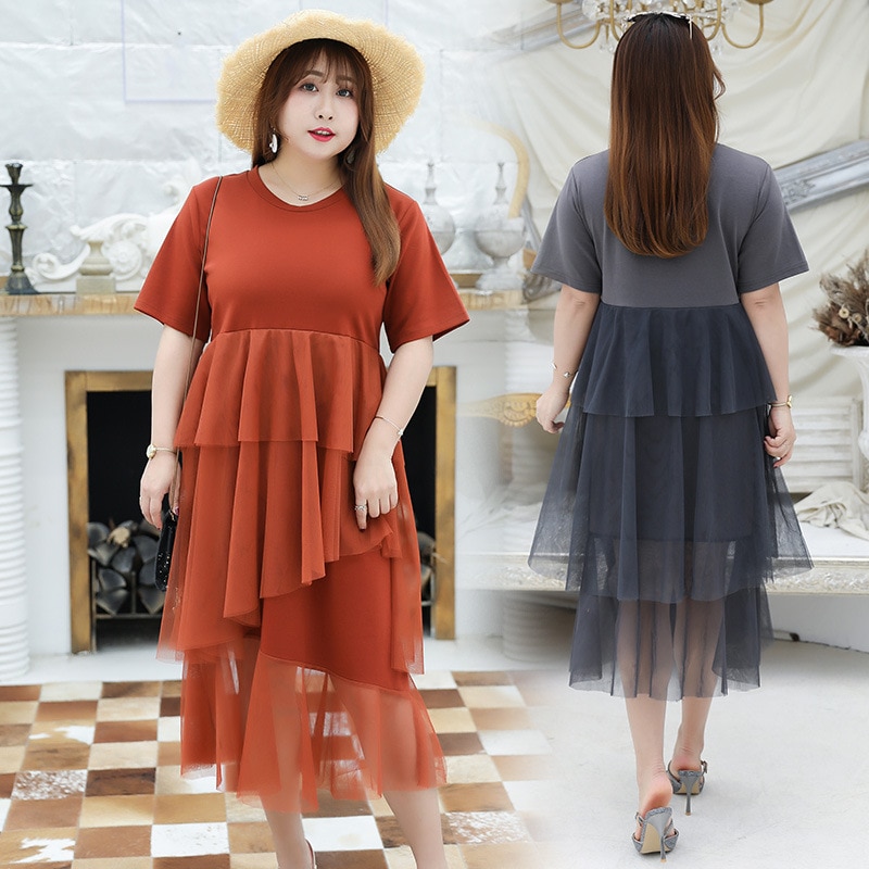 ワンピース 大きいサイズ 半袖 春夏 韓国 妊婦 マタニティ ゆったり きれいめ 3l 4xl 5l