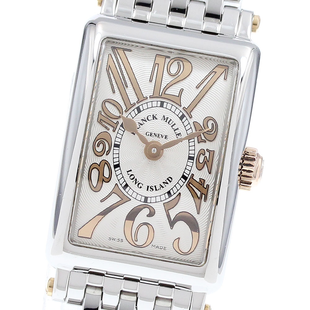 フランクミュラー FRANCK MULLER 802QZRELSTG ロングアイランド プティ レリーフ クォーツ レディース 良品 _909858【中古】