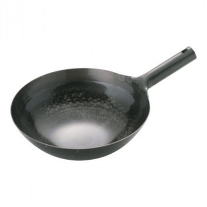 山田工業所 鉄 打出片手中華鍋(板厚1.6mm) 30cm ATY9230