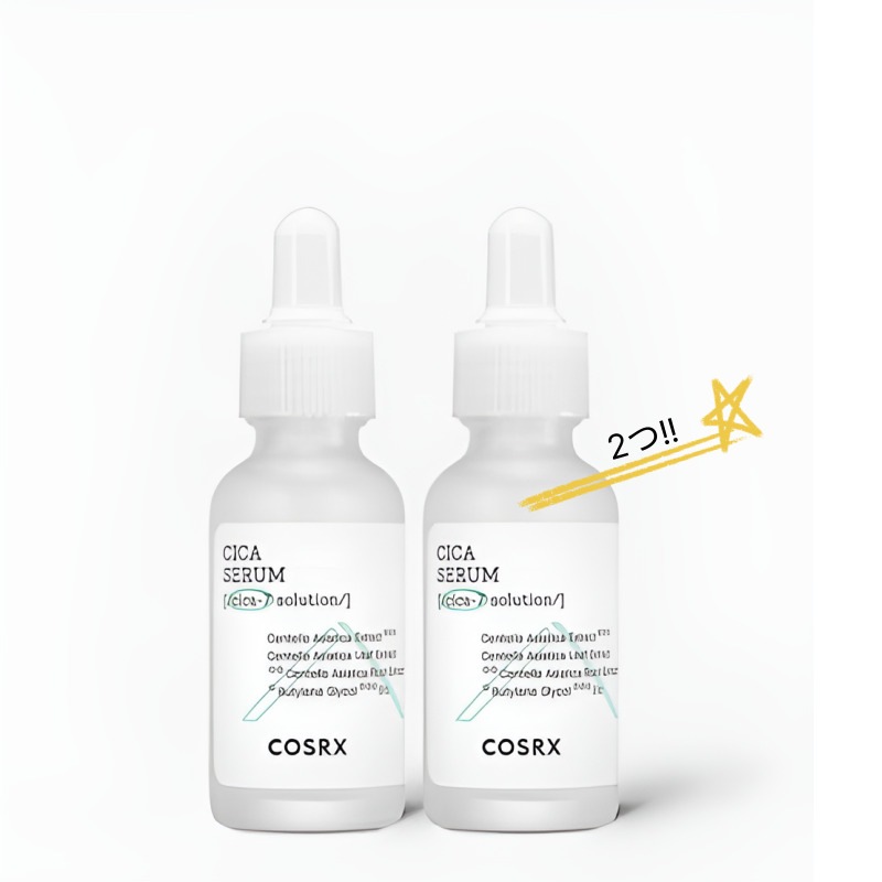 [1+1]エックス ピュアフィット シカ セラム 30ml #肌荒れサインにシカ集中セラムで即ケア#ピュアフィットシカ-7 Complex*＋パンテノール配合