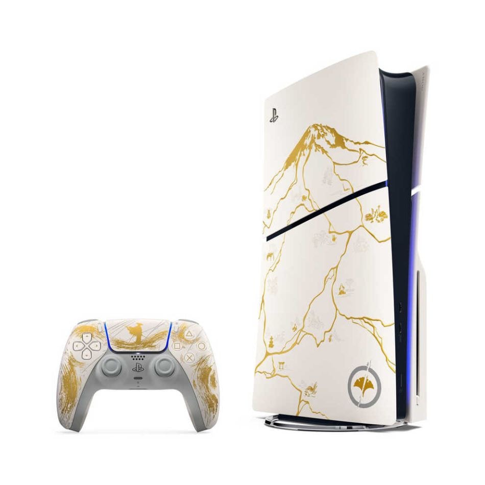 【新品】PS5 Slimモデル プレイステーション5 Ghost of Yotei ゴールド リミテッドエディション CFIJ-10029