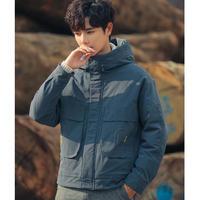 高品質 ダウンジャケット アウター 暖かい ロング丈コート メンズ 防寒 厚手 秋冬 お洒落 冬服/大きいサイズM4ＸＬ/フード付き/ファー/格好いい/4色選択可！