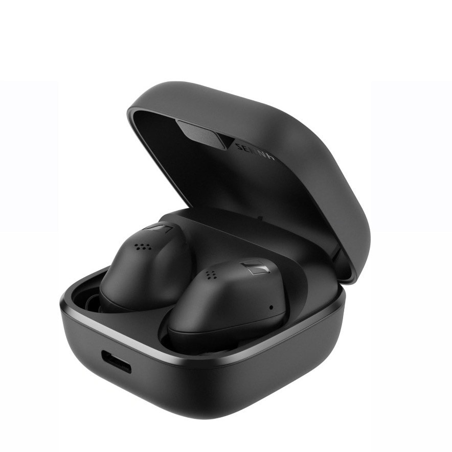 Sennheiser ACCENTUM True Wireless ブラック 高性能ドライバー 28時間再生 ハイブリッドノイズキャンセリング 外音取り込み機能 bl