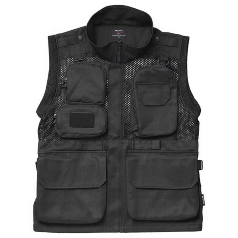 ハクバ　GW-PRO RED カメラマンメッシュベスト M ブラック　KCMV-GWR-M