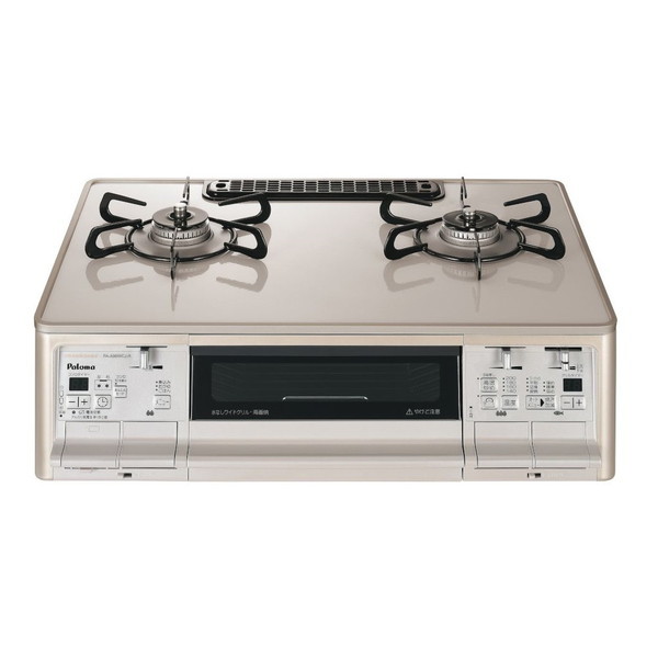 ガスコンロ プロパンガス 2口 左強火力 59cm PA-A98WCJ-L-LP GRANDCHEFPREMIUM据置型ガスコンロ