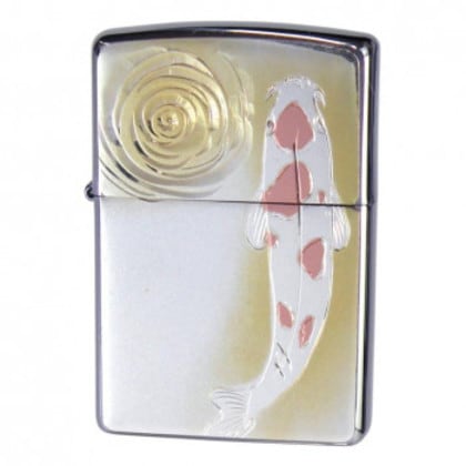ZIPPO 電鋳板 錦鯉