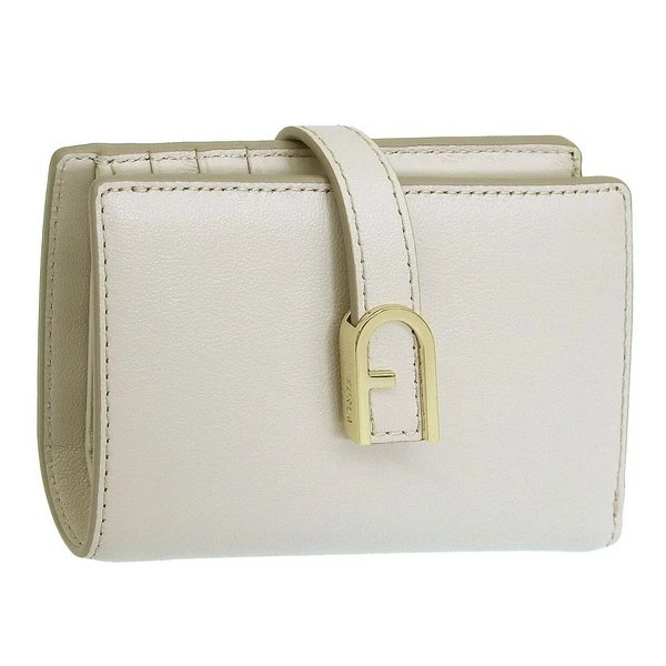 フルラ 財布 レディース 二つ折り財布 レザー ホワイト フロー FLOW M COMPACT WALLET WP00401BX20451704S FURLA