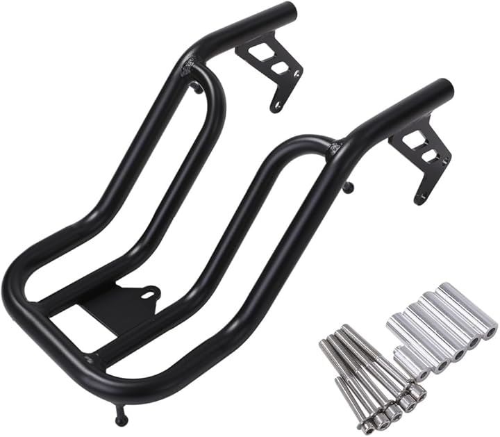 ホンダ 用 センターキャリア ブラック 黒 ハンターカブ CT125 JA55 JA65 外装 荷台 アクセサリー バイク カスタム パーツ 汎用 社外品