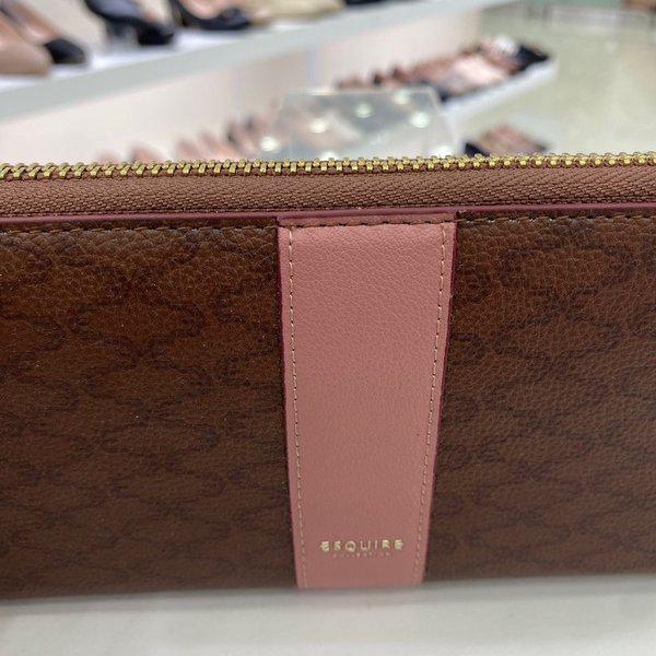 女性チェック柄長財布 EOEFRP884PI HSYP5A GN