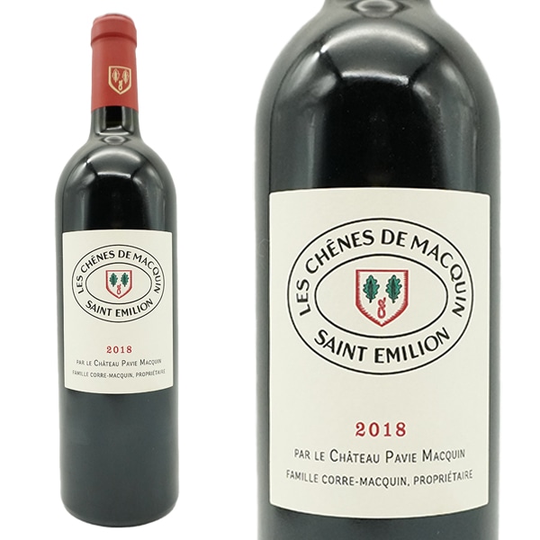 レ シェーヌ ド マカン 2019 AOCサンテミリオン (ニコラ ティエンポン＆ステファン デュルノンクール) Les Chenes de Macquin 2019 AOC Saint 6,035円