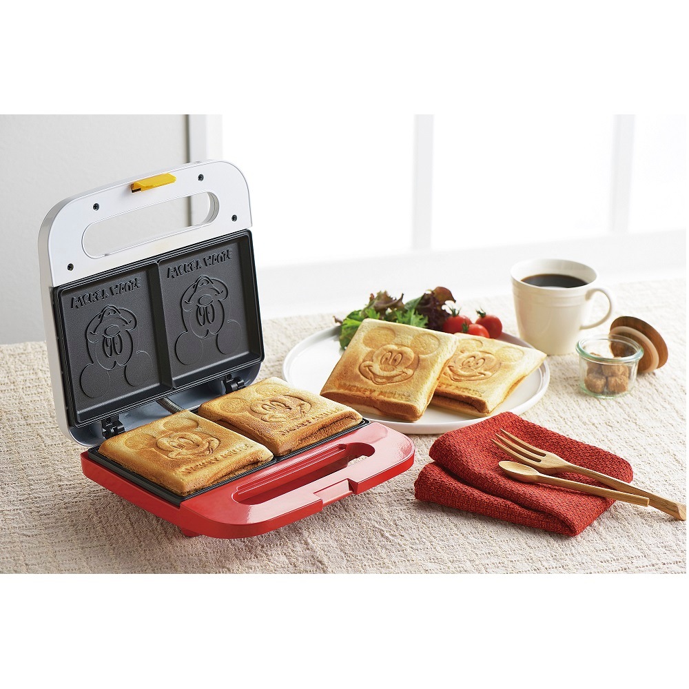 ミッキーマウス ホットサンドメーカーダブル MM-210 091-B089 キッチン用品 キャラクター パーティーラッピング無料 のし無料 ギフト セット A31