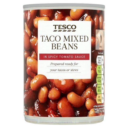 開店記念セール！ Beans Mixed Taco Tesco in 395g Sauce Tomato Spicy