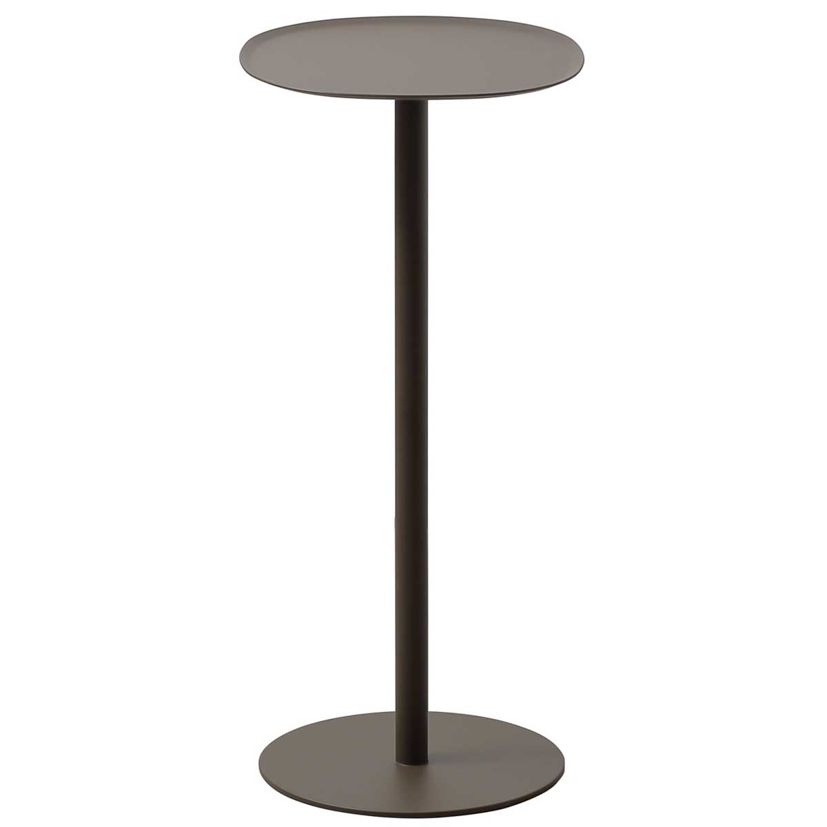 サイドテーブル イデアコ ミニマムサイドテーブル23 ideaco minimal steel furniture side table 23 H500 ブラウン