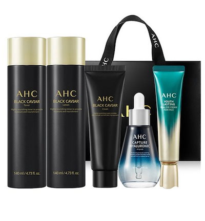 Qoo10] AHC ブラックキャビアスペシャル5点セット 基 : スキンケア