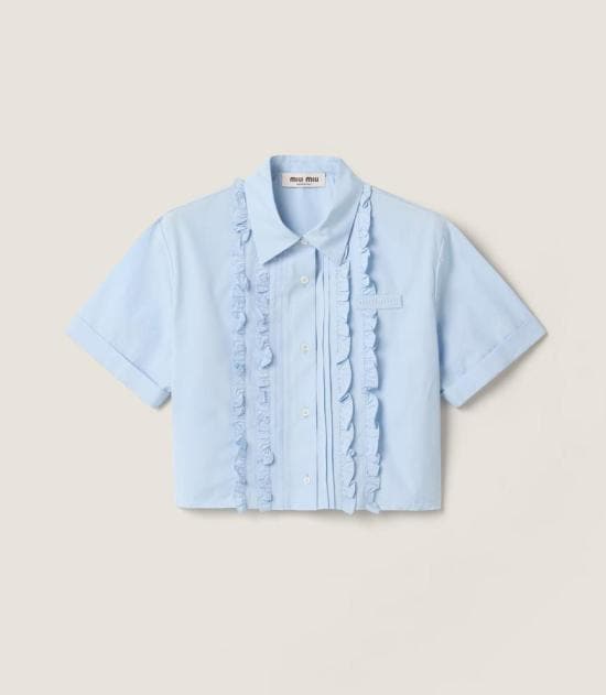 MIU MIU Women Skirts MK2045SOOO10RG F0013 AZZURRO