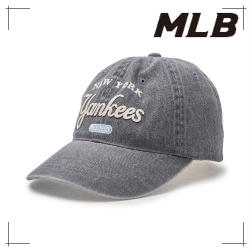 MLB公式正規品 キャップ Color Denim Unstruck Ball Cap NY (Grey) 7,216円