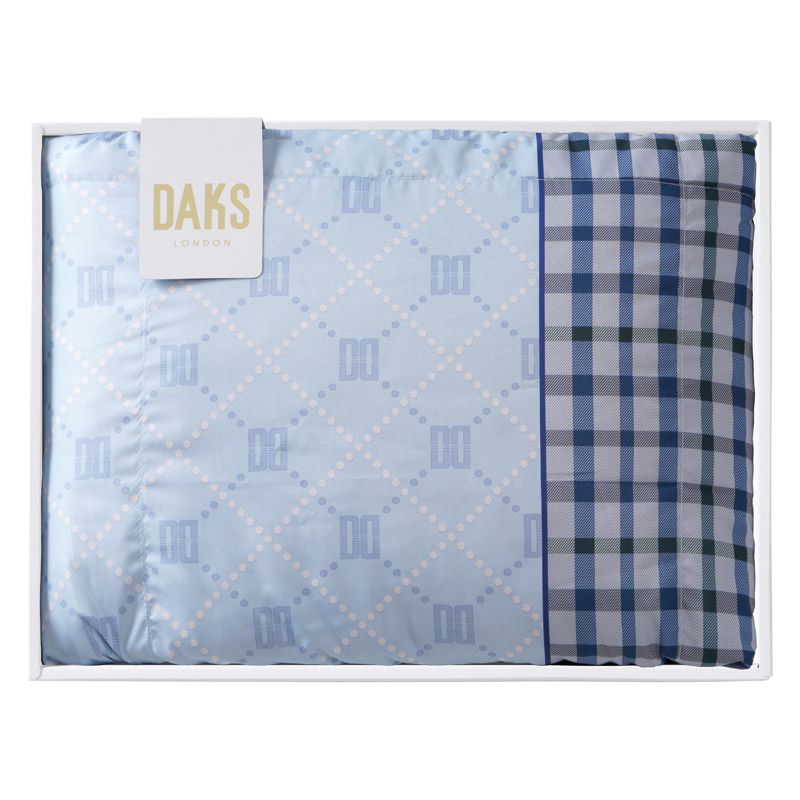 洗える羽毛肌掛けふとん ブルー C-A