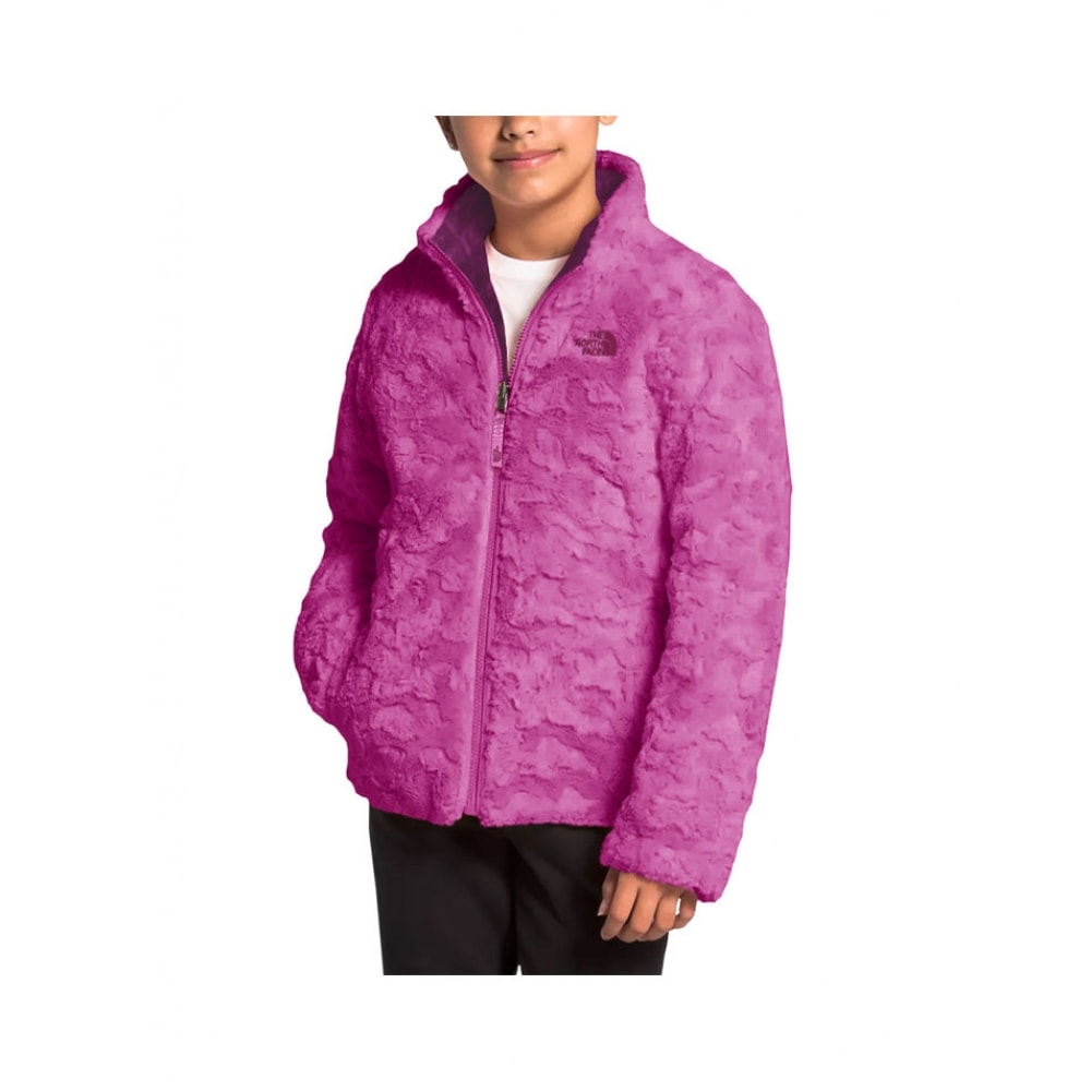 North Face 女の子用両面ジップアップジャケット