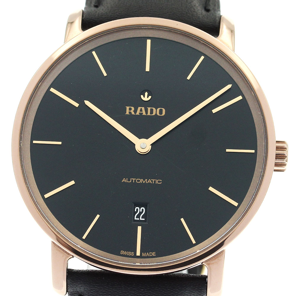 ラドー RADO R14067156/766.6068.3 ダイヤマスター セラモス デイト クォーツ メンズ 良品 _892301【中古】その他 ブランド腕時計