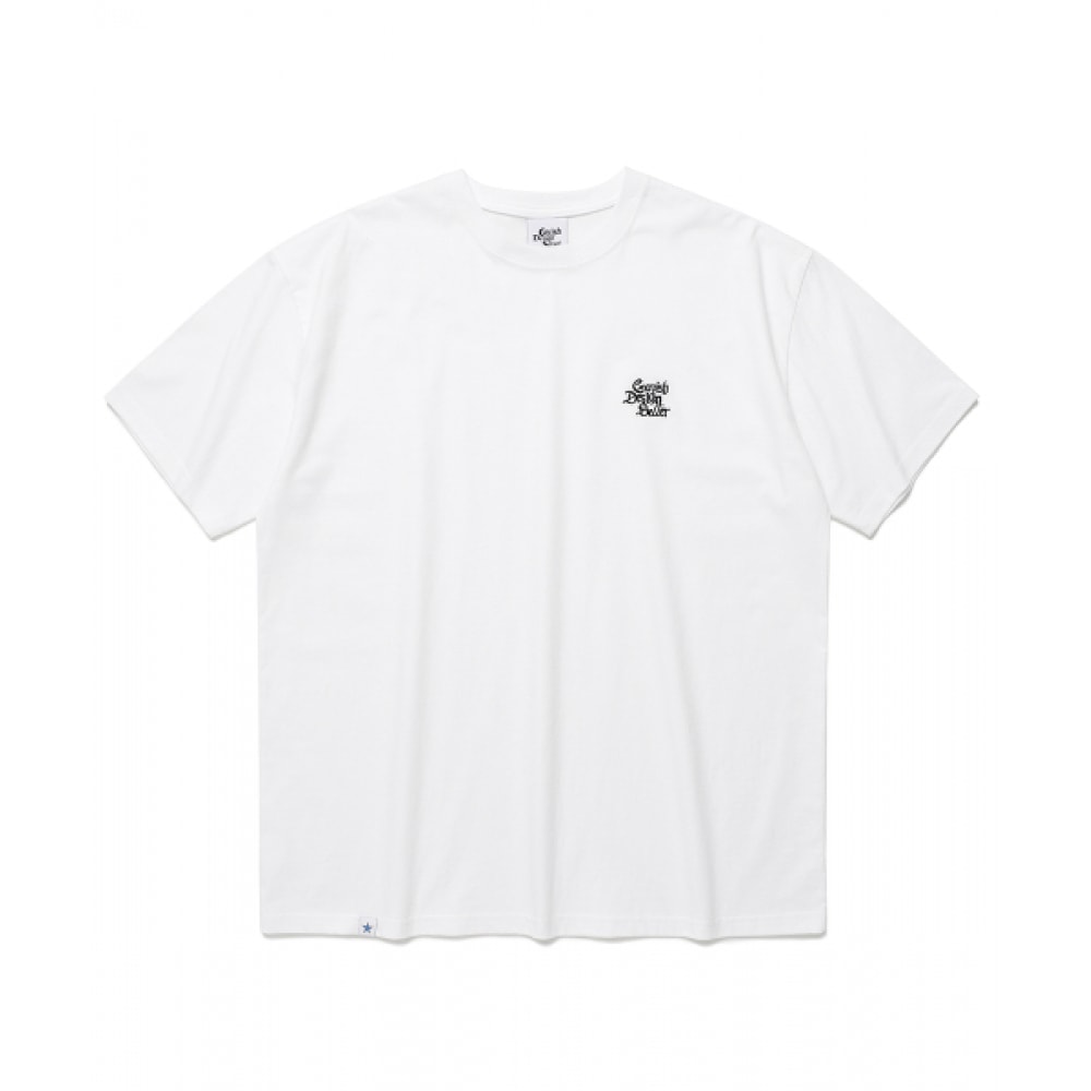 キャビッシュゴシックセラーエンブロゴ SS Tシャツホワイト (CV2EMUT507A)