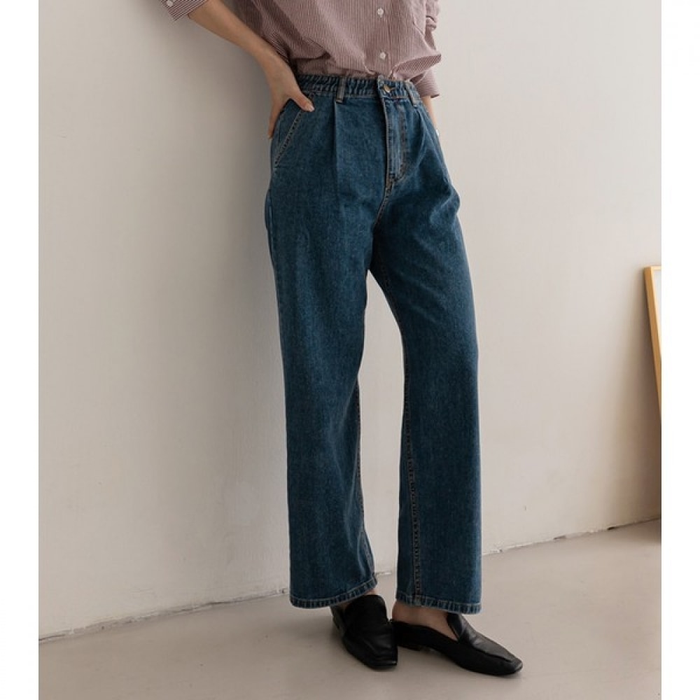 [Elysia] ドッドピンタックプリーツワイドパンツ