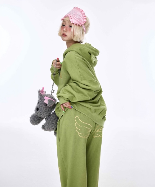 【YEGG】 Wing Pants Green 正規品