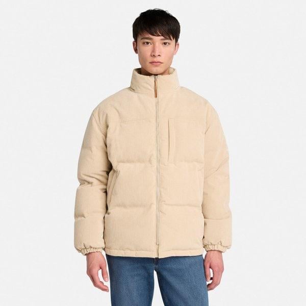 オールジェンダー グースアイ 防水 コーデュロイ パファー ダウン ジャケット A6NJB Y94