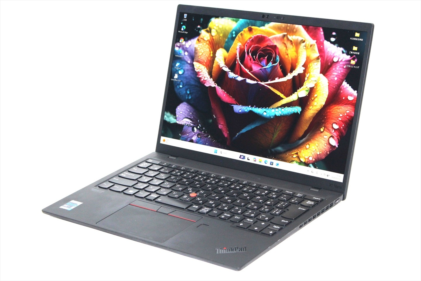 即配 2021年2K液晶パワフルモデル ThinkPad X1 Nano Gen1 LTE i7-1160G7 16G 256G 13.0-2K Wi-Fi6 BAA評価