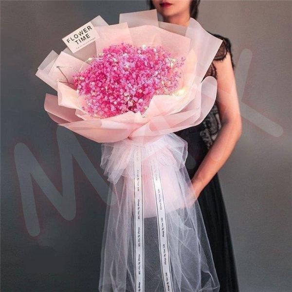 2026年かすみ草 花束 枯れない花 贈り物 お見舞い 入学 卒業 結婚祝い 記念日 誕生日 プレゼント バレンタイン ドライフラワー アーティシャルフラワー