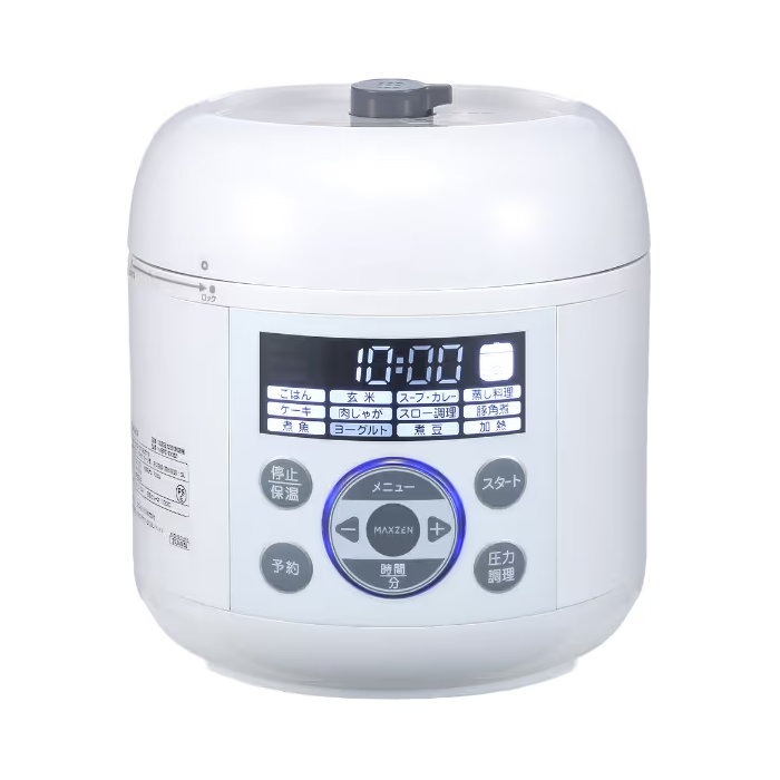 電気圧力鍋 2L 炊飯器 3合 MEPC-TX301-WH ホワイト 5,311円