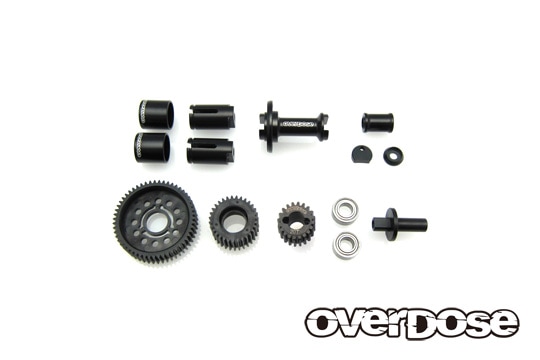 OVERDOSE ギヤドライブセット Type-3 (For OD2588bOD3875-6)【OD3929】 ラジコンパーツ OD3929 ギヤドライブセット Type-3