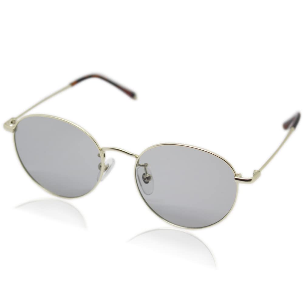 [エイトトウキョウ] 偏光サングラス ライトカラー メタル ボストン [ 鯖江産レンズ ] TAC8301