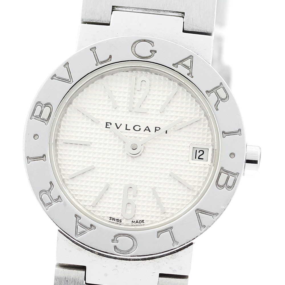 ブルガリ BVLGARI BB23SS ブルガリブルガリ デイト クォーツ レディース 箱・保証書付き_896037【中古】