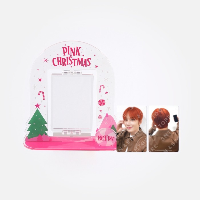 (未開封新品) エンシティ127 2023 PINK CHRISTMAS ACRYLIC TURNING STAND SET NCT 127_DOYOUN