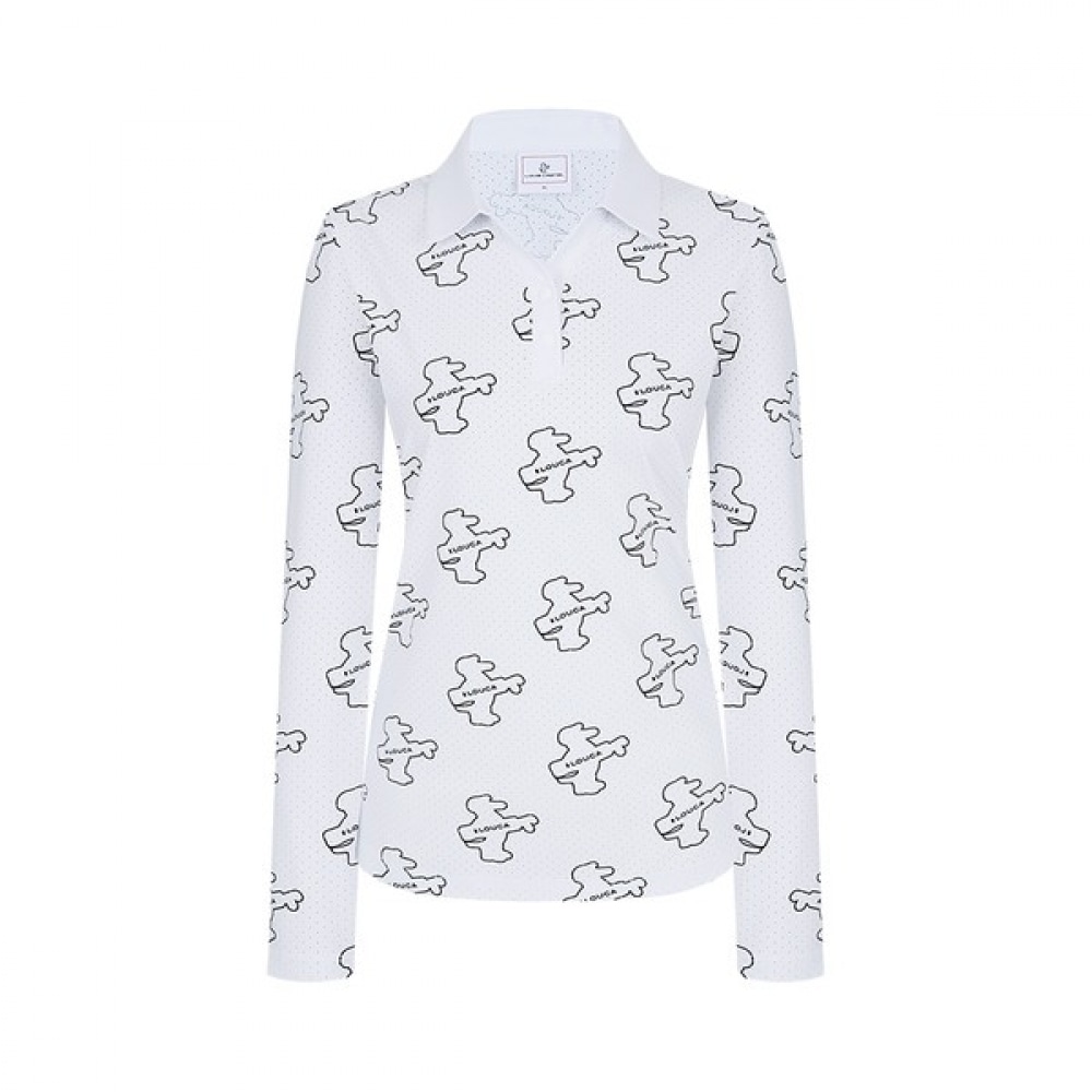 [ルイカステル] レディースアイルカシグネチャーロゴパステルロングスリーブTシャツ