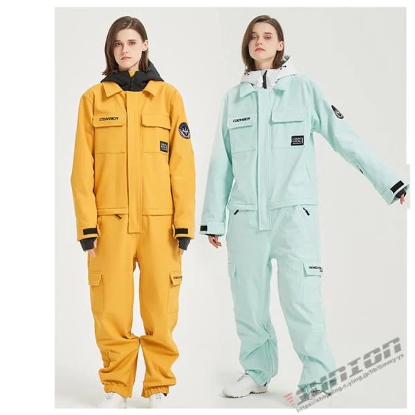 スノーボードウエア ウェア ツナギ ワンピース オールインワン メンズ レディース スキー 防寒フード snow 防風 防寒 保温 スノーボード アウトドア