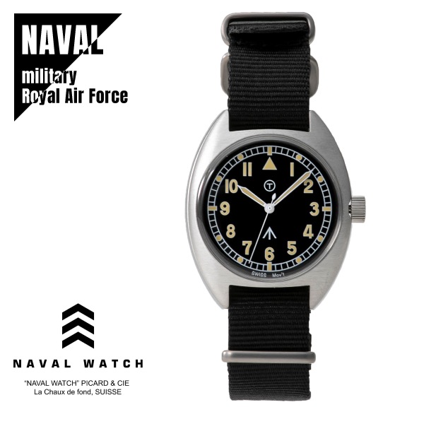 国内正規品 Naval military watch ナバル ミリタリーウォッチ Mil.-02B Royal Air Force type 3カラー