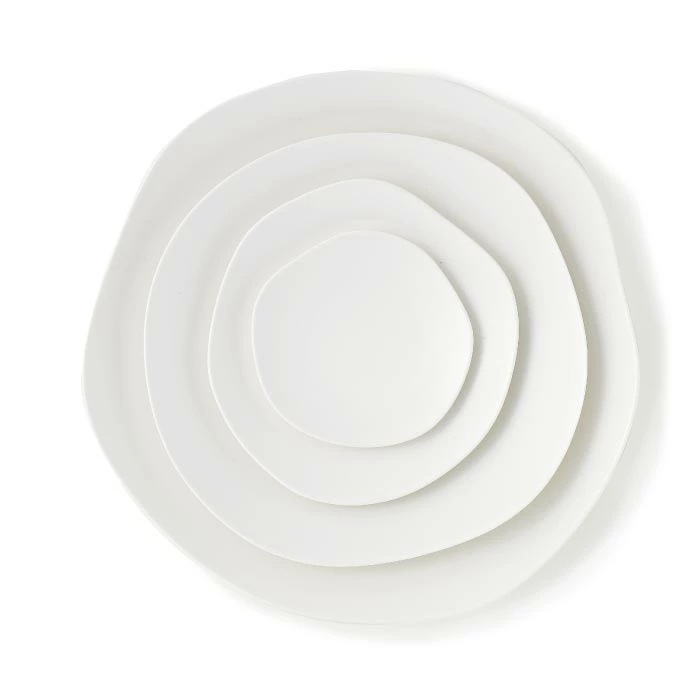 feuille 4点 皿セット 食器セット おしゃれ 日本製 【選べる特典付】 艶消し プレート