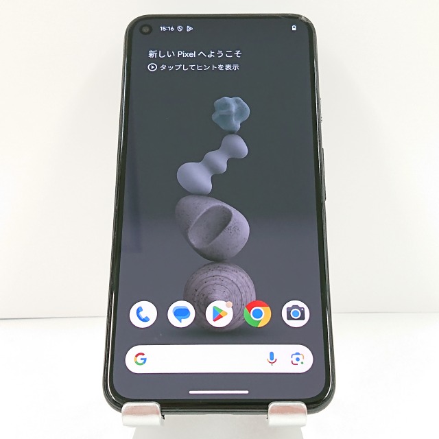 Google Pixel 5 SoftBank ジャストブラック 送料無料 本体 c09297 【中古】