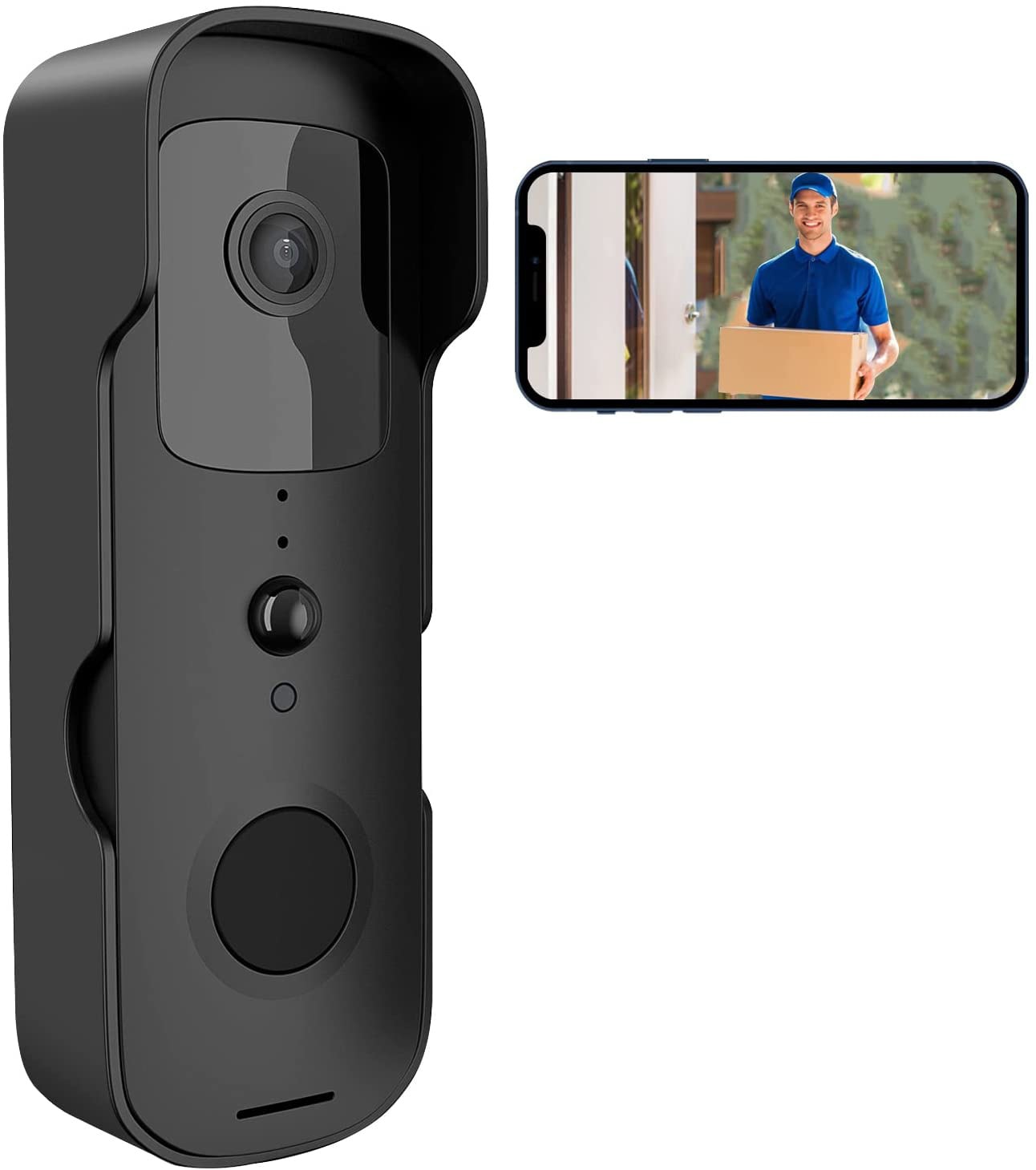 ビデオドアホン ワイヤレスインターホン インターフォン 無線WiFi スマホ対応 ビデオドアホン ワ