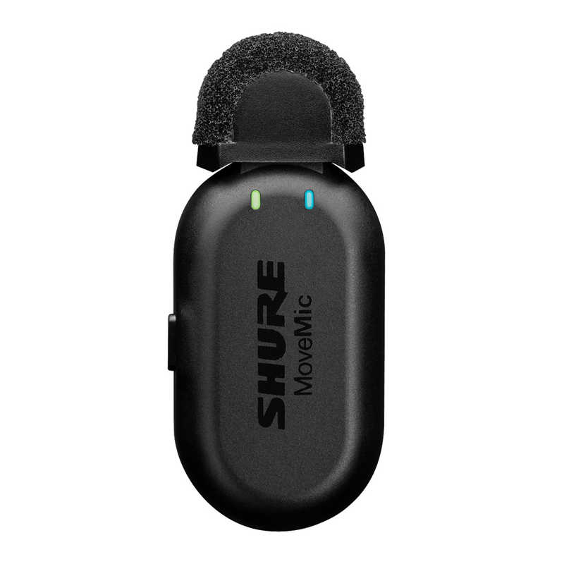 SHURE　クリップオン・ワイヤレスマイクロホン（1本入 / 充電ケース付き） MoveMic One　MV-ONE-J-Z6