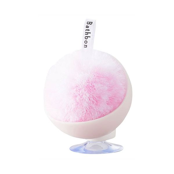 [5セット] 山崎産業 バスボンくん 洗面台スッキリポンポン抗菌ケース付 ピンク MMT78803X5