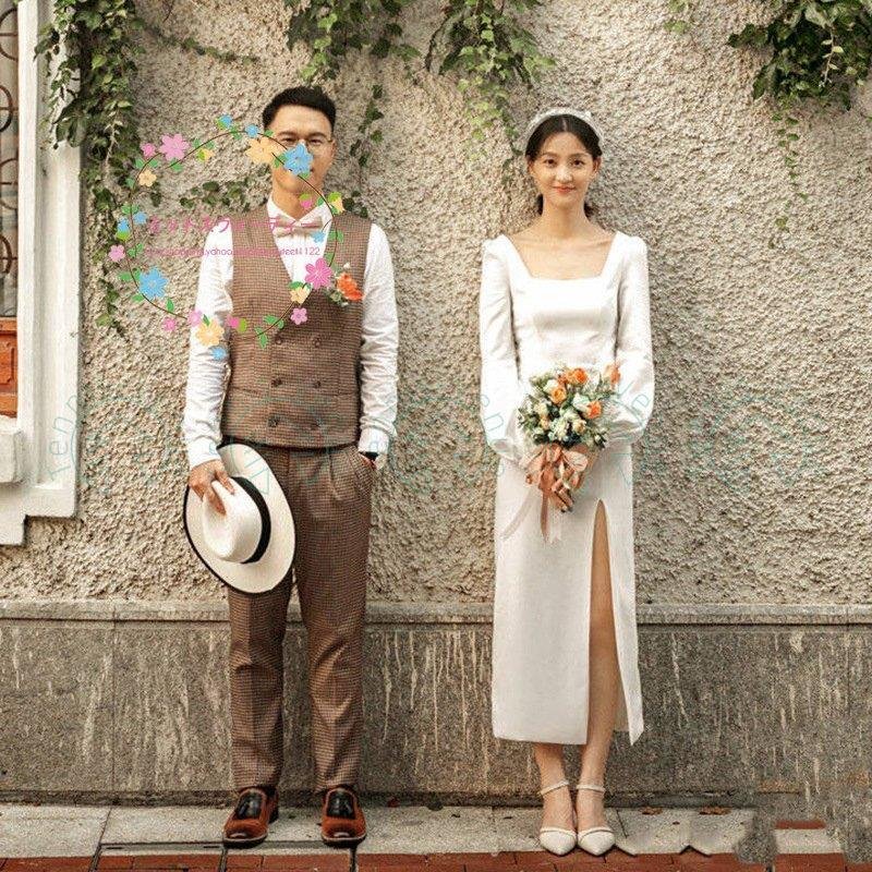 二次会ドレス レディース 二次会 結婚式 スリット 撮影 発表会 旅行 海外挙式 花嫁 ウェディング
