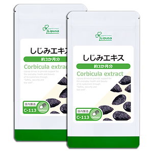 しじみエキス 約3か月分2袋 C-113-2 サプリ 健康食品 36g(400mg 90カプセル) 2袋